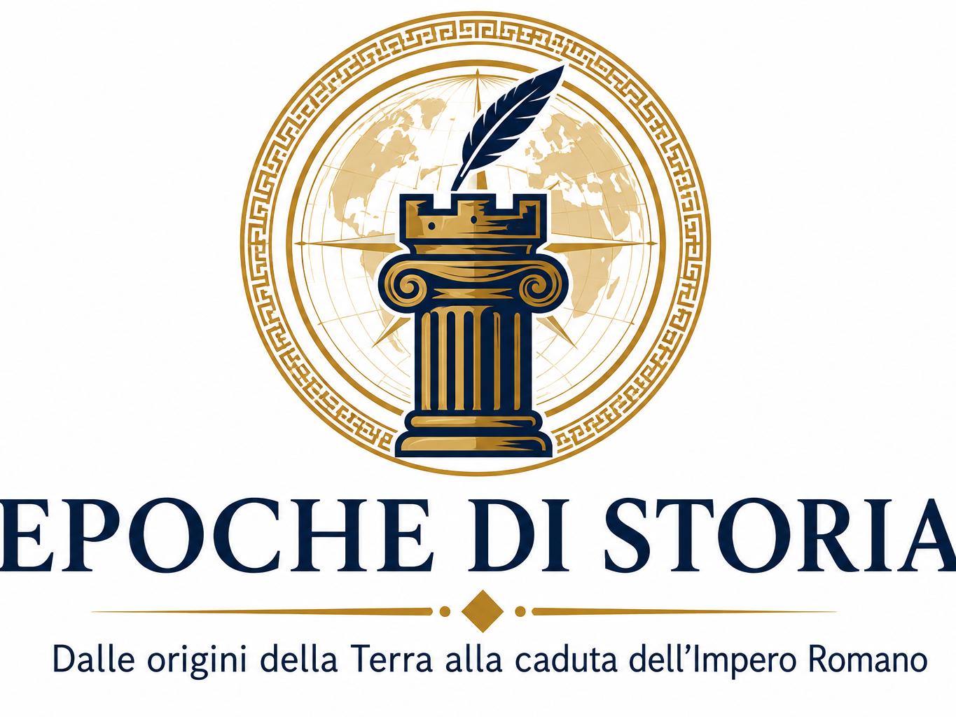 logo sito epoche di storia dalle origini della terra alla caduta dell'impero romano